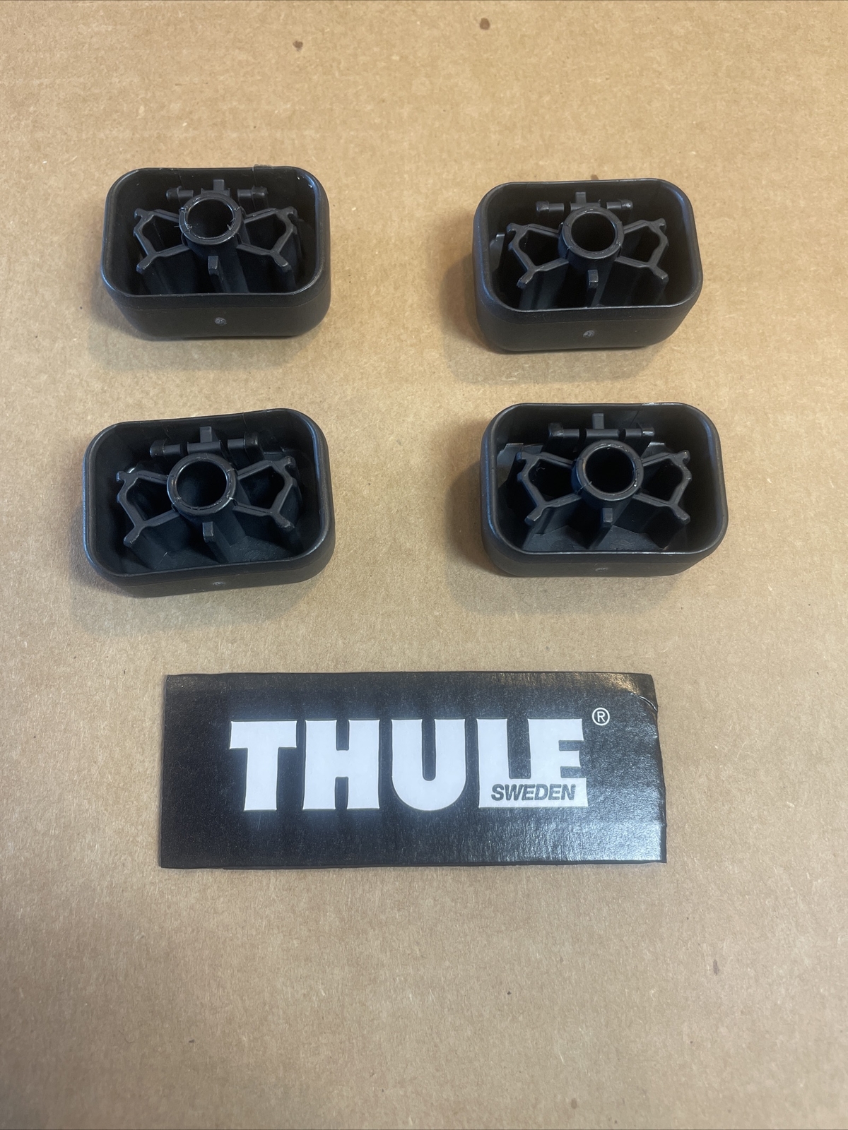 Thule End Caps Replacements (4-Pack) *NEW MODEL* for Thule Square Bar Evo 2018+