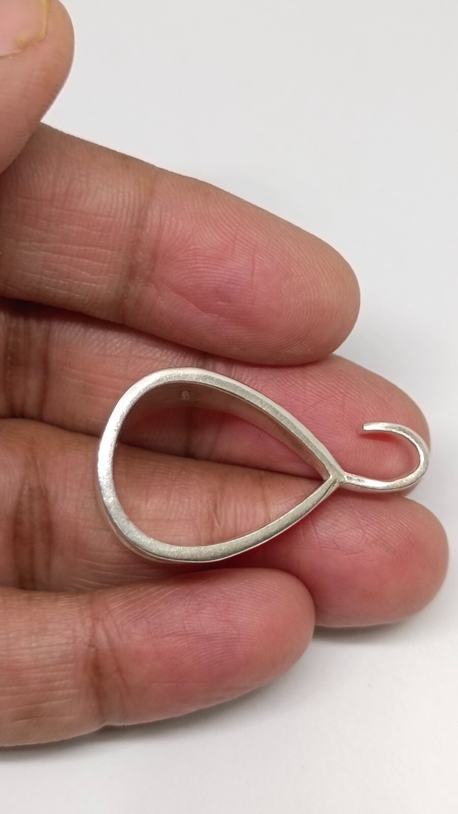 New XXX Huge Thick Solid Open Loop Bail 925 Sterling Silver Findings Repair 35mm