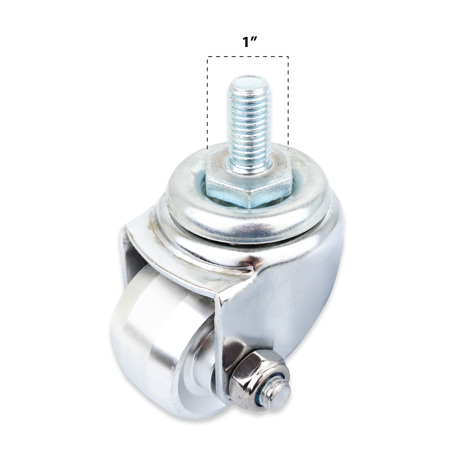 Replacement Aluminum Racing Jack Caster Wheels for 3 Ton Floor Jacks (2 Pc Set)