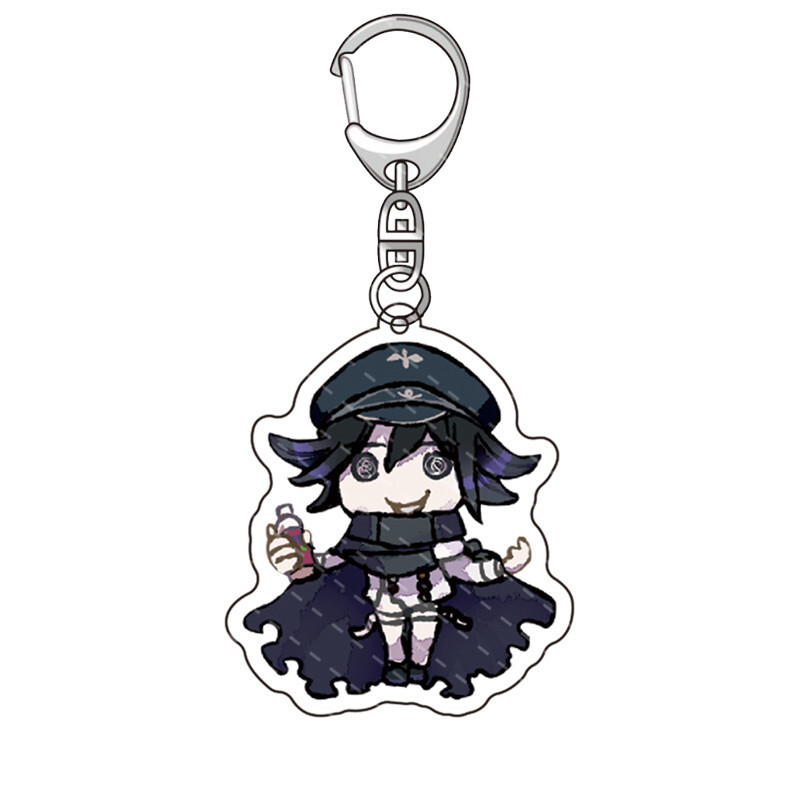 Danganronpa Acrylic Double-sided Key Chain Small Pendant Anime Cosplay Decor