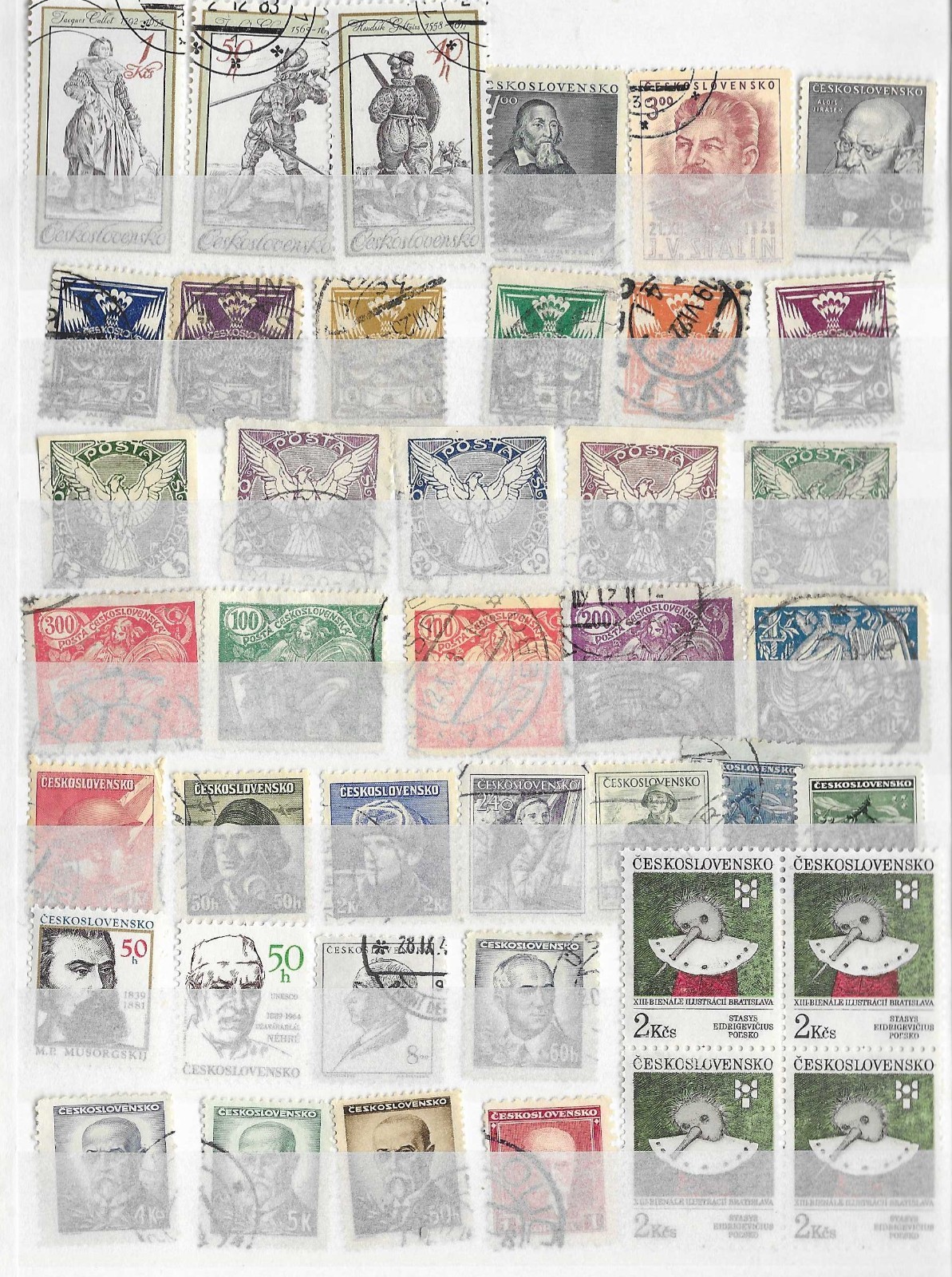 Czechoslovakia. Collection 260221#103+1SS (U/M, see scans).