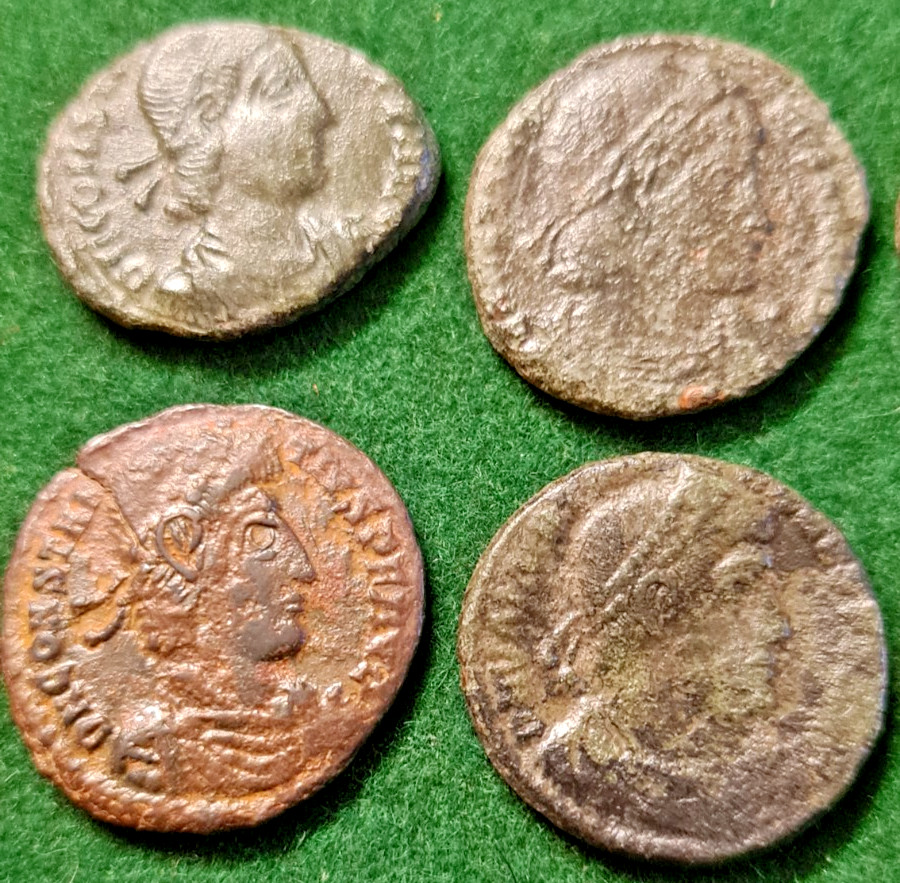 Roman Bronze 3rd-4th Century, Constantine Period AE3/4 (12 in lot)