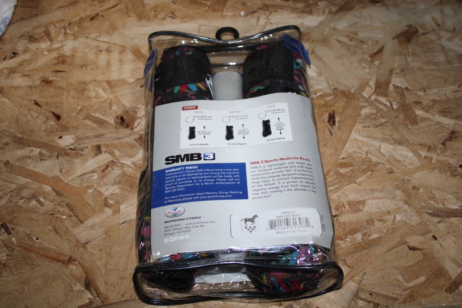 NEW PROFESSIONAL CHOICE SMB 3 HORSE SPORTS MEDICINE BOOT LARGE FREE SHIPPING