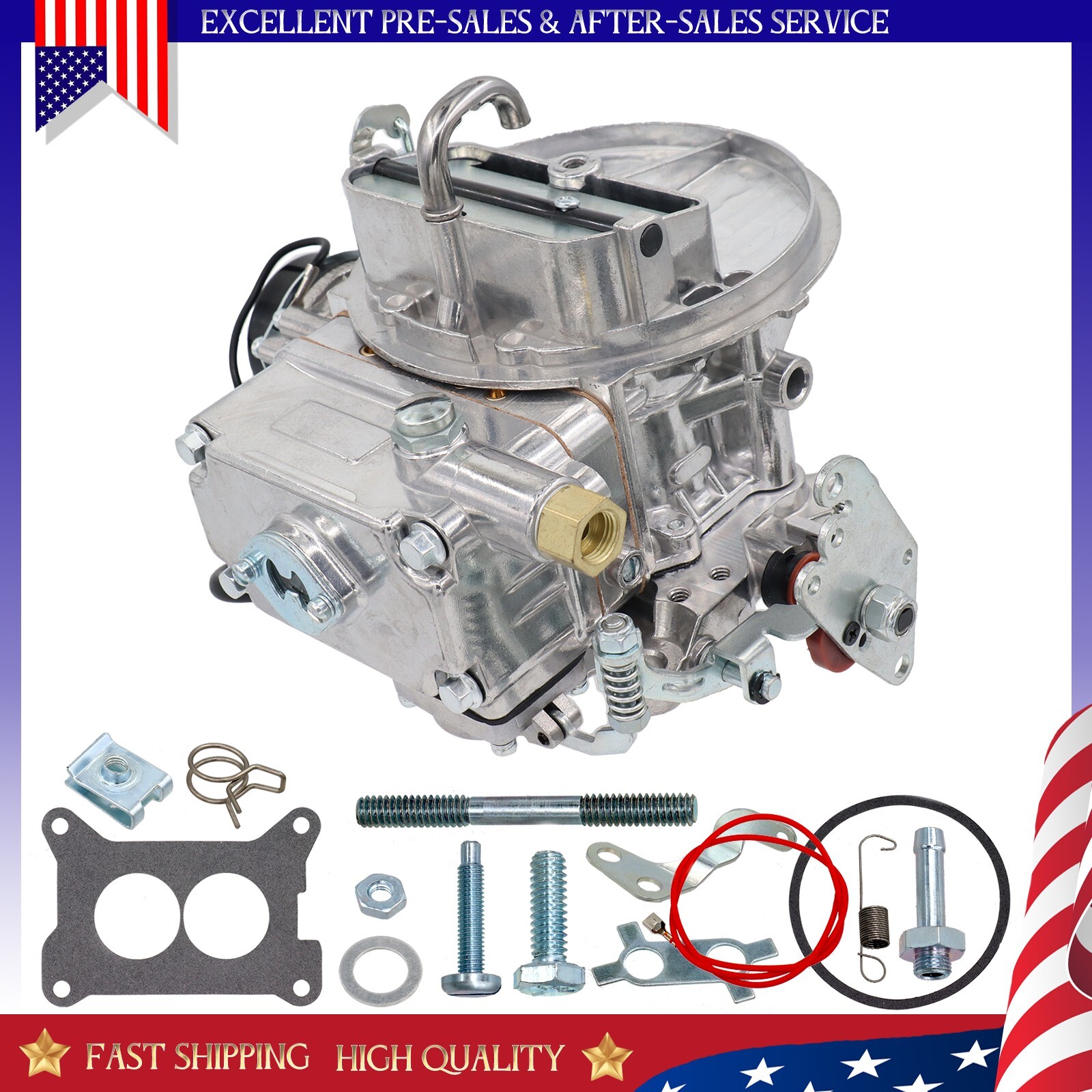 Marine Carburetor 500 CFM Electric Choke 0-80402-2 For Holley 2300 Gas New 🔥