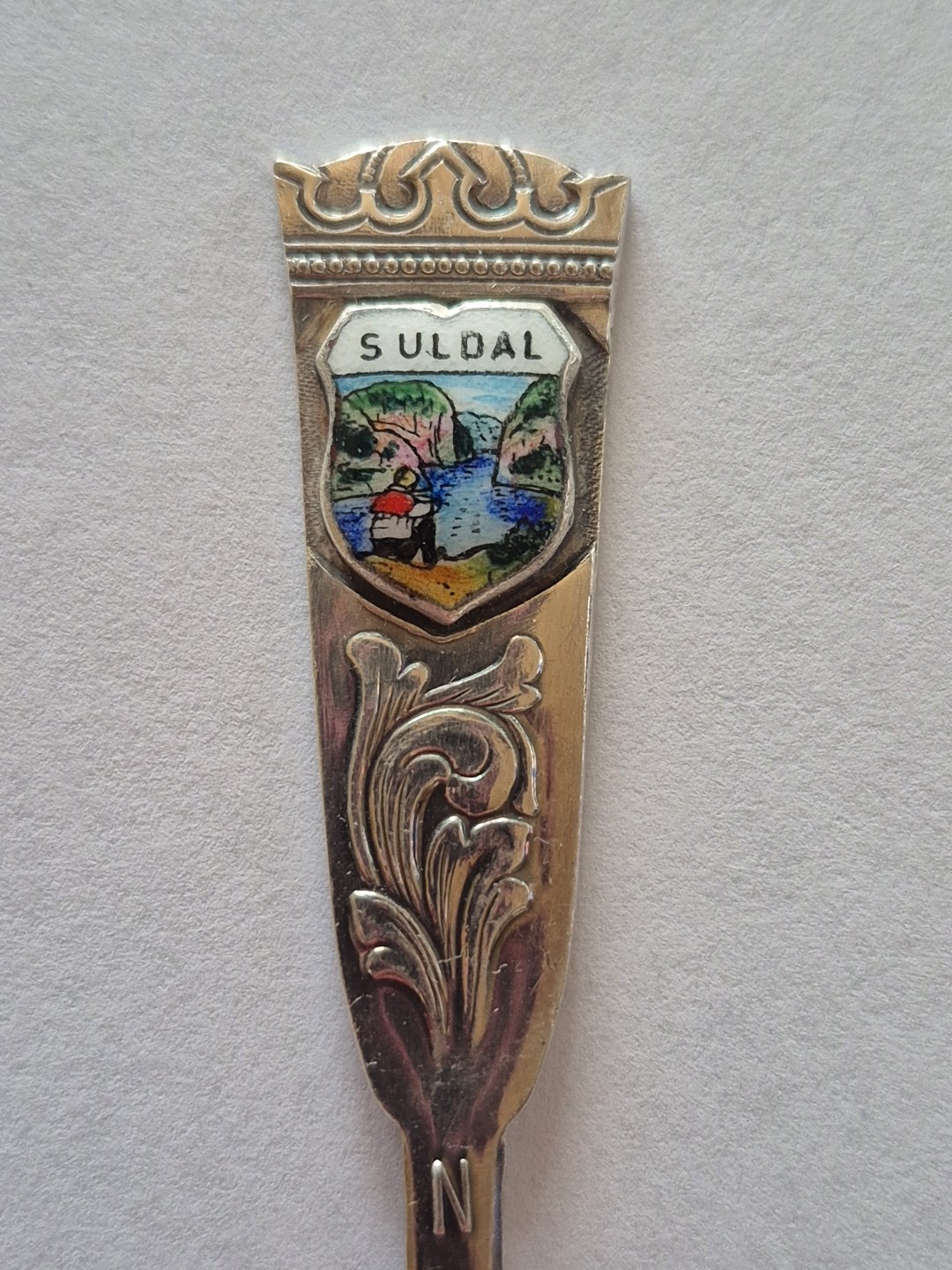 Suldal Norge  Vintage Souvenir  Fork Collectible
