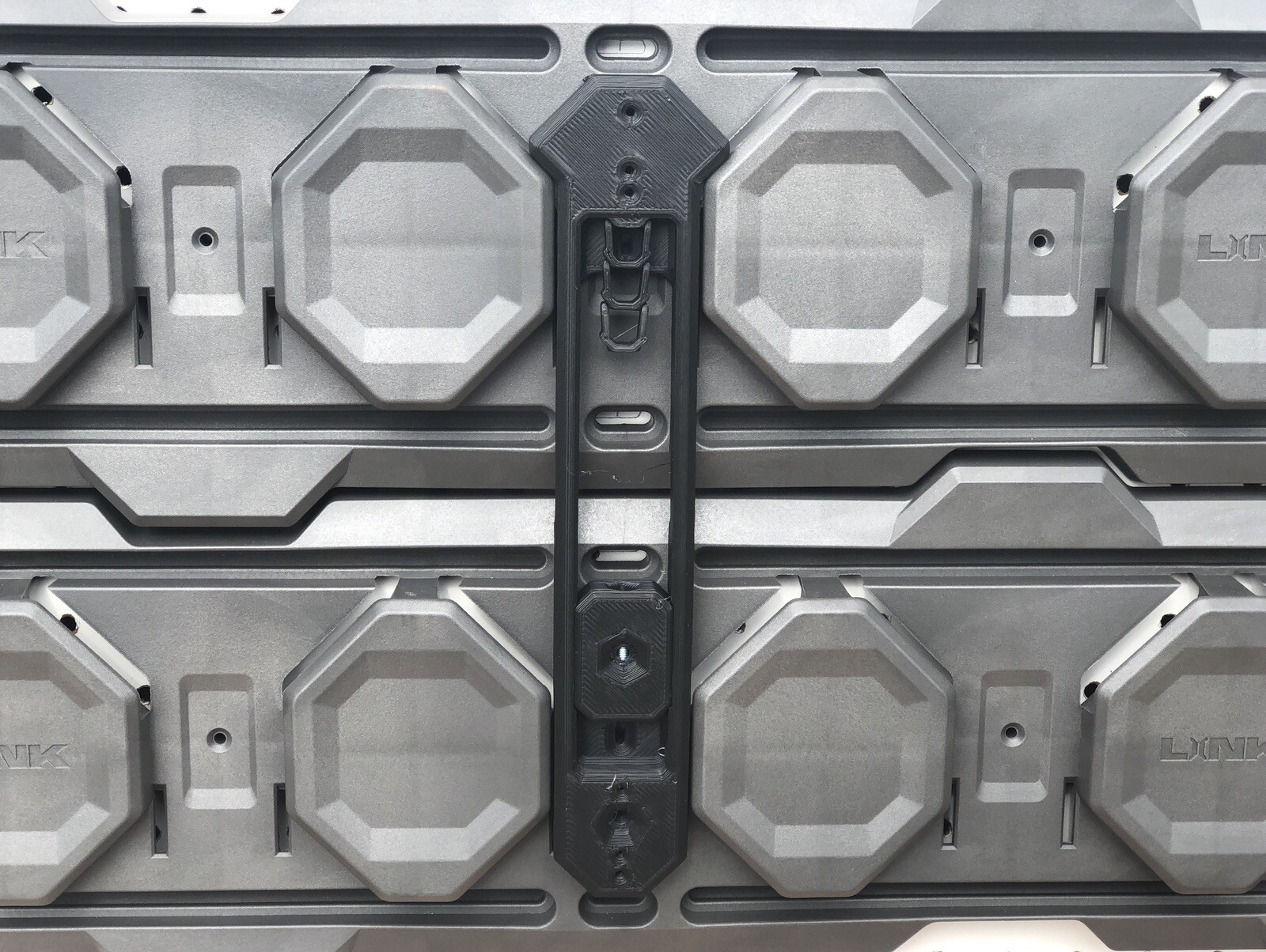 Large Ryobi Charger Holder for Ryobi Link Wall Rail garage organizer