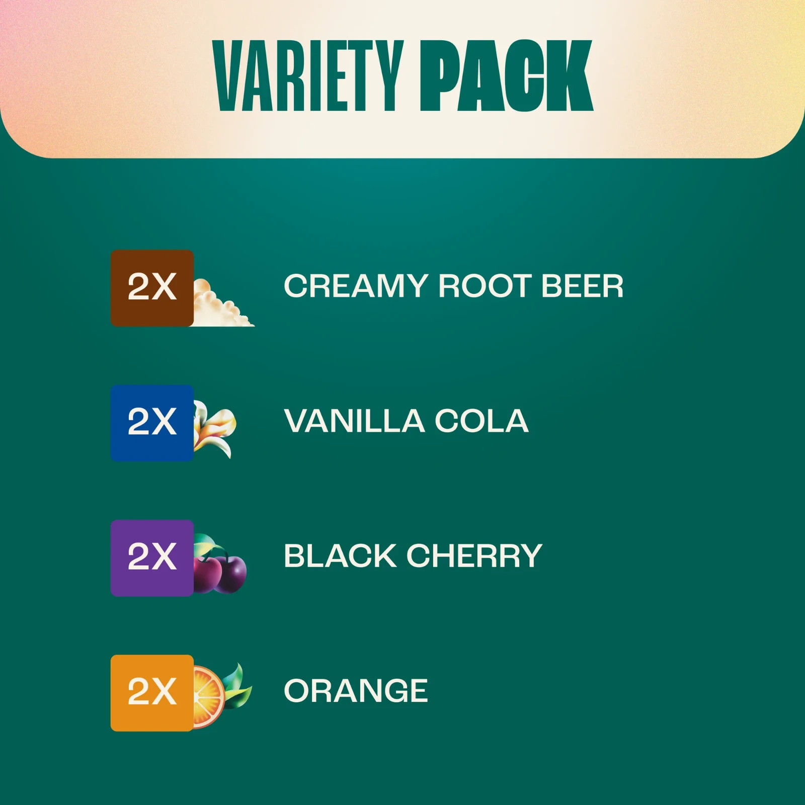 Zevia Zero Sugar Variety Soda, 0 Calories, 12 fl oz Cans (8-Pack)