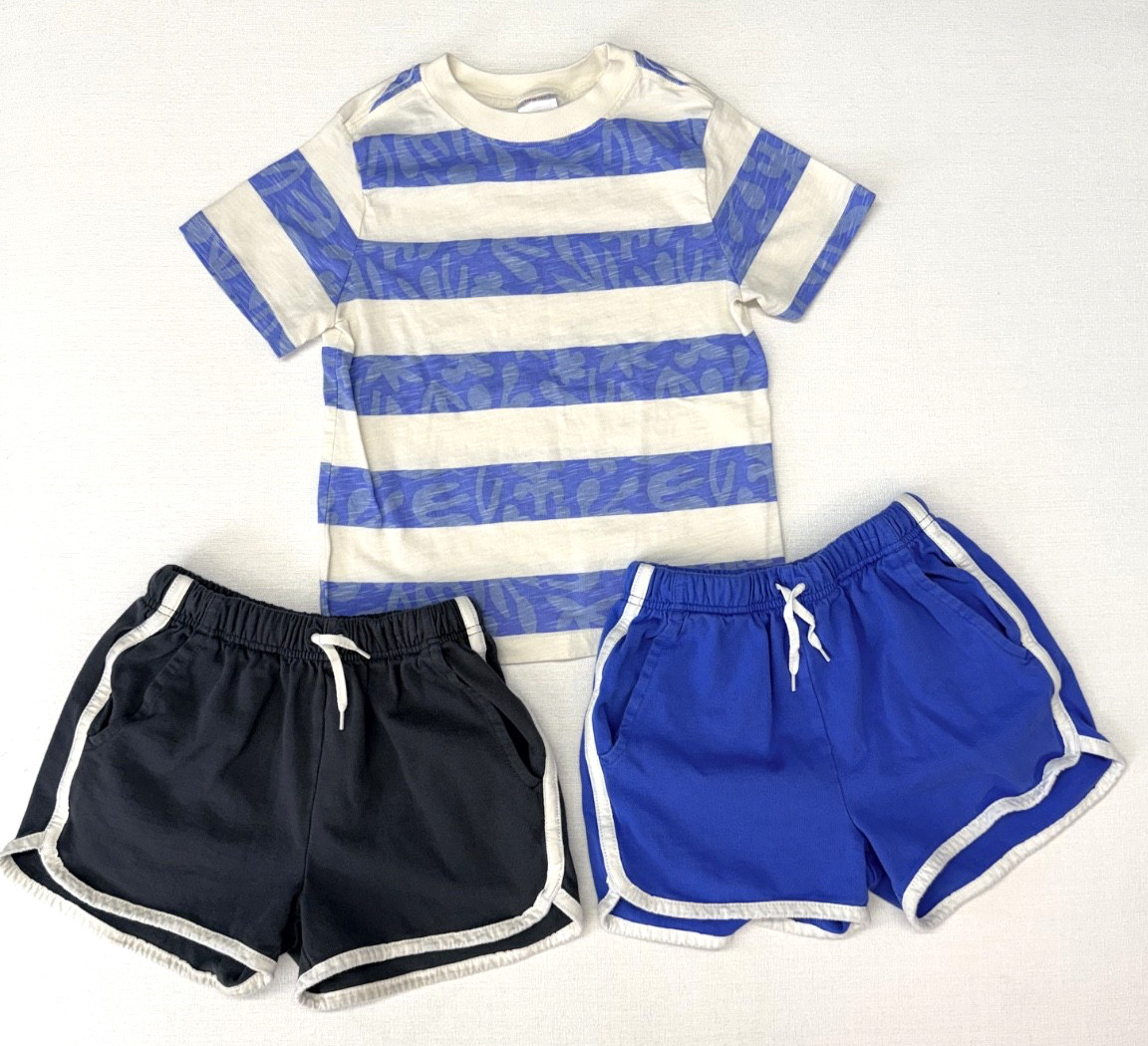 Boys Tea Collection ~ Hanna Andersson Lot Shirts & Shorts Size 5/6 Spring Summer