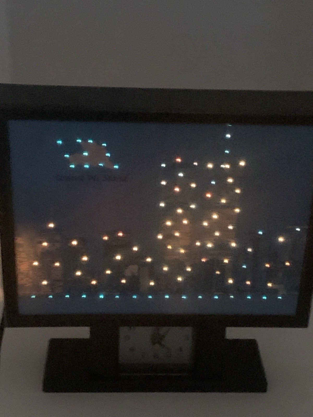 New York Twin Towers Midtown Color Changing Lighted Landscape *READ*