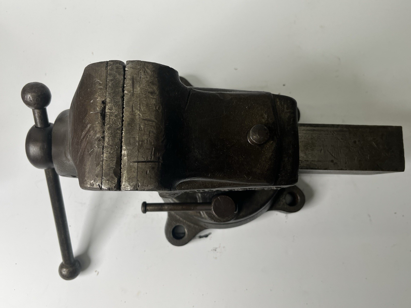 Reed 403 1/2 R Vintage Vise Swivel Base and Swivel Jaw User/Collectible With Pin