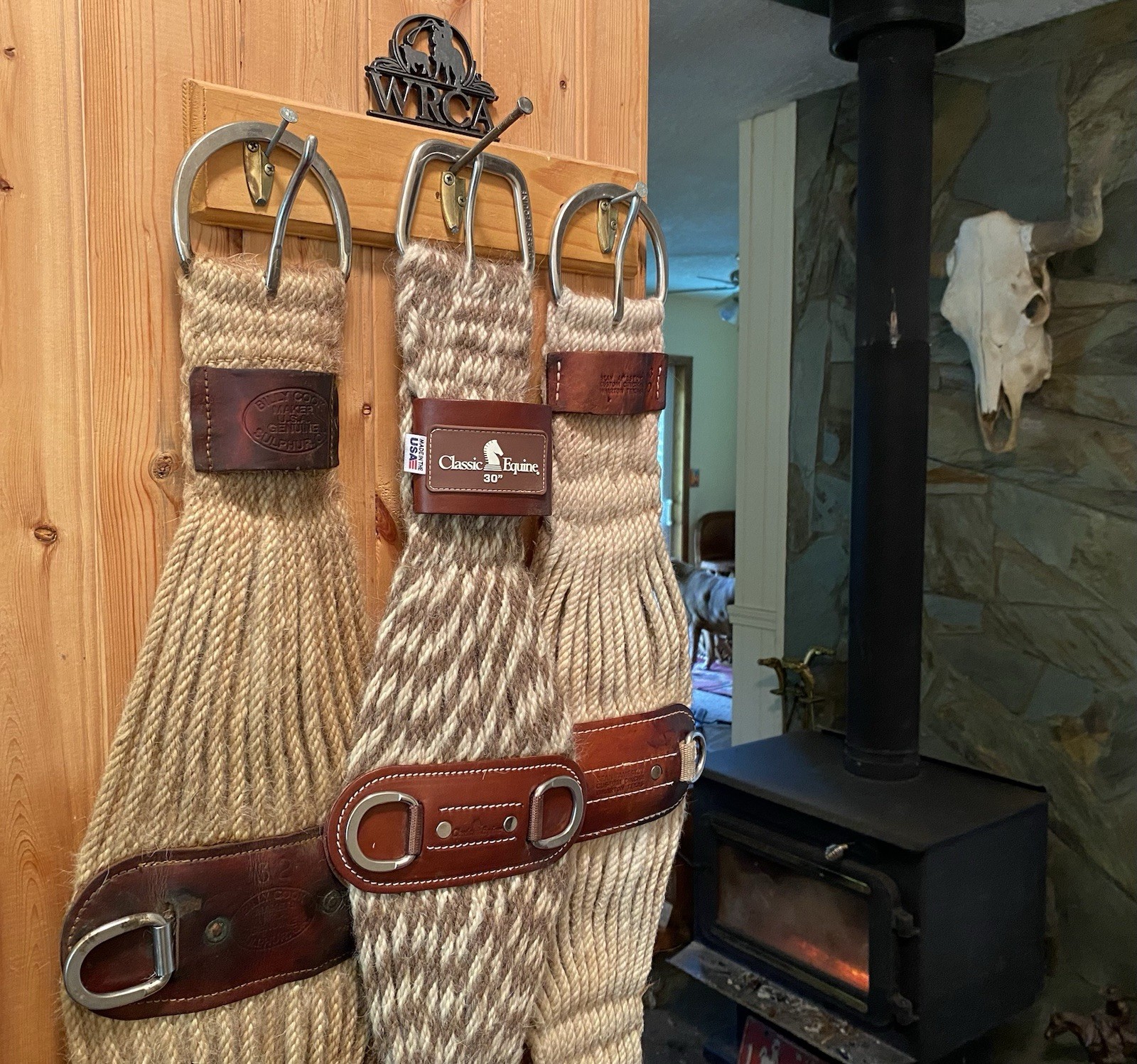 Lot of 3 Western Cinches Classic Equine Mohair-Alpaca 30” Billy Cook 32” and 30”