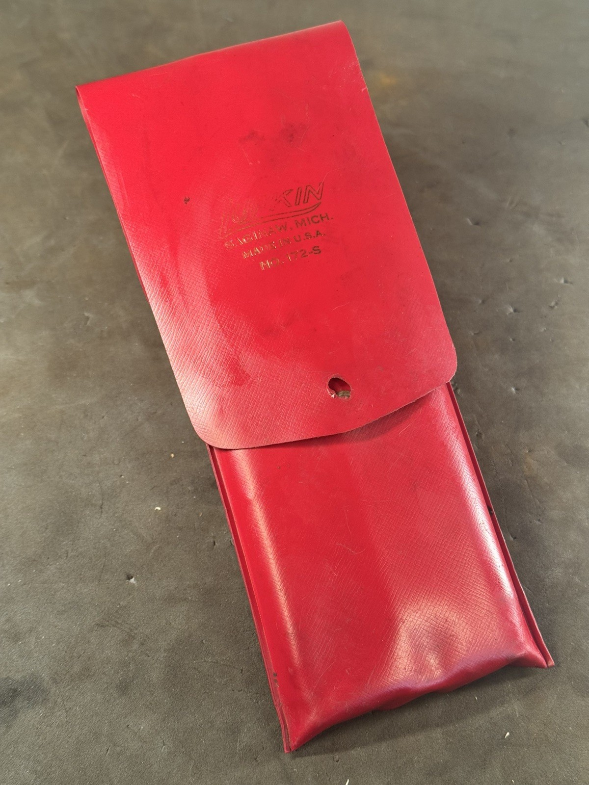 Vintage Lufkin 172 S Complete Original Punch Set Pouch 5 pcs Set Machinist