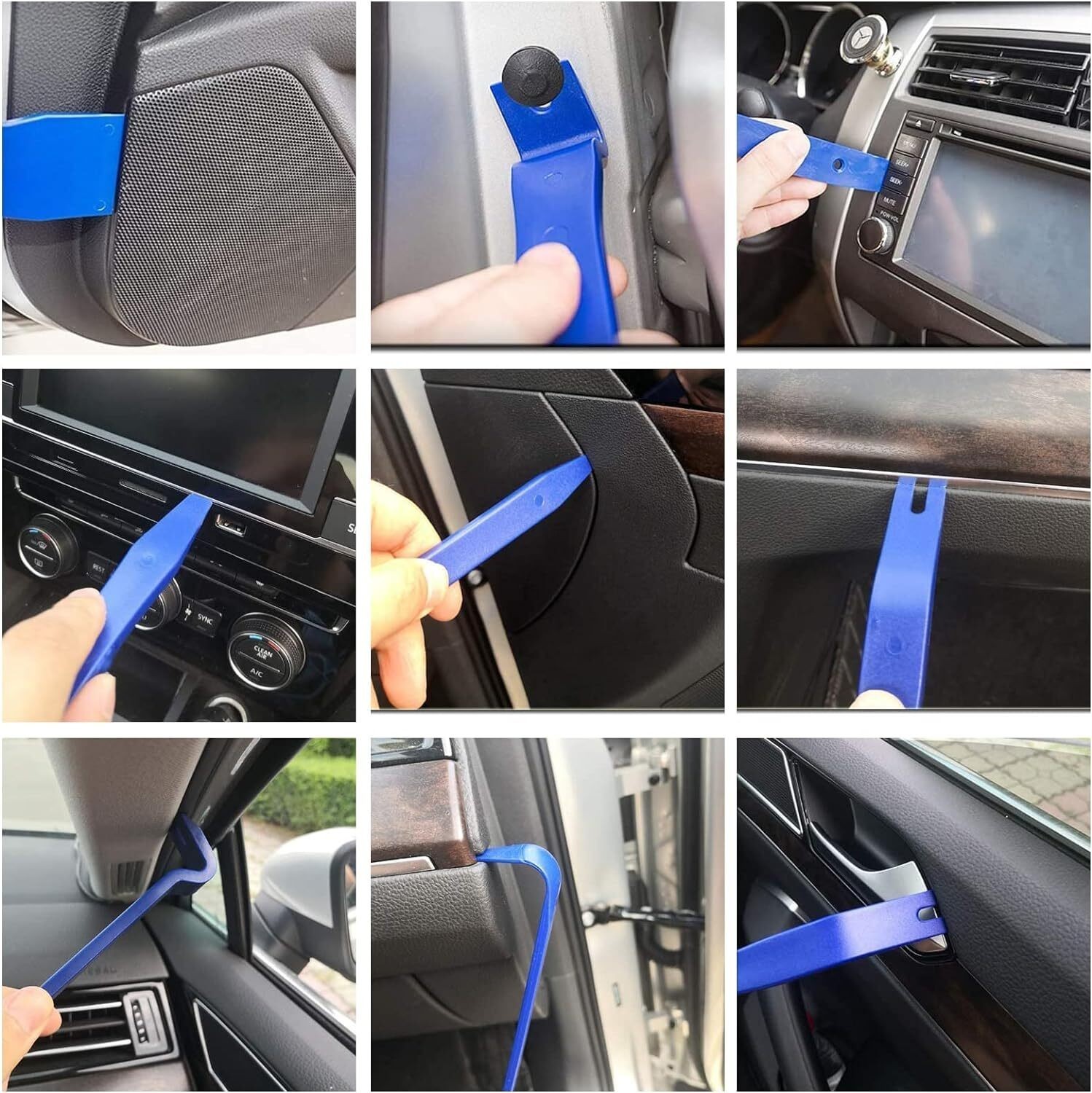 24PCS Professional Car Door Window Emergency Open Unlock Lock Out Auto Tool Kit