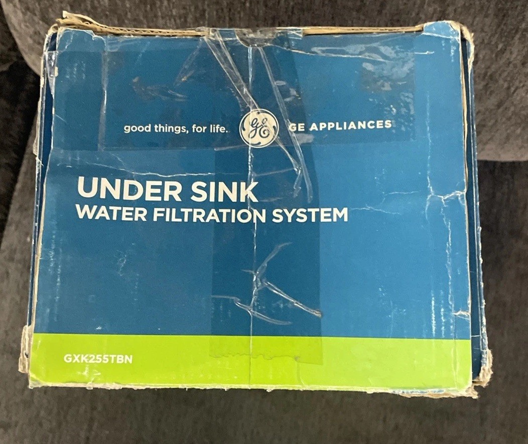 GE GXK255TBN Under Sink Water Filtration System w/ Faucet FQK2J filters.NEW