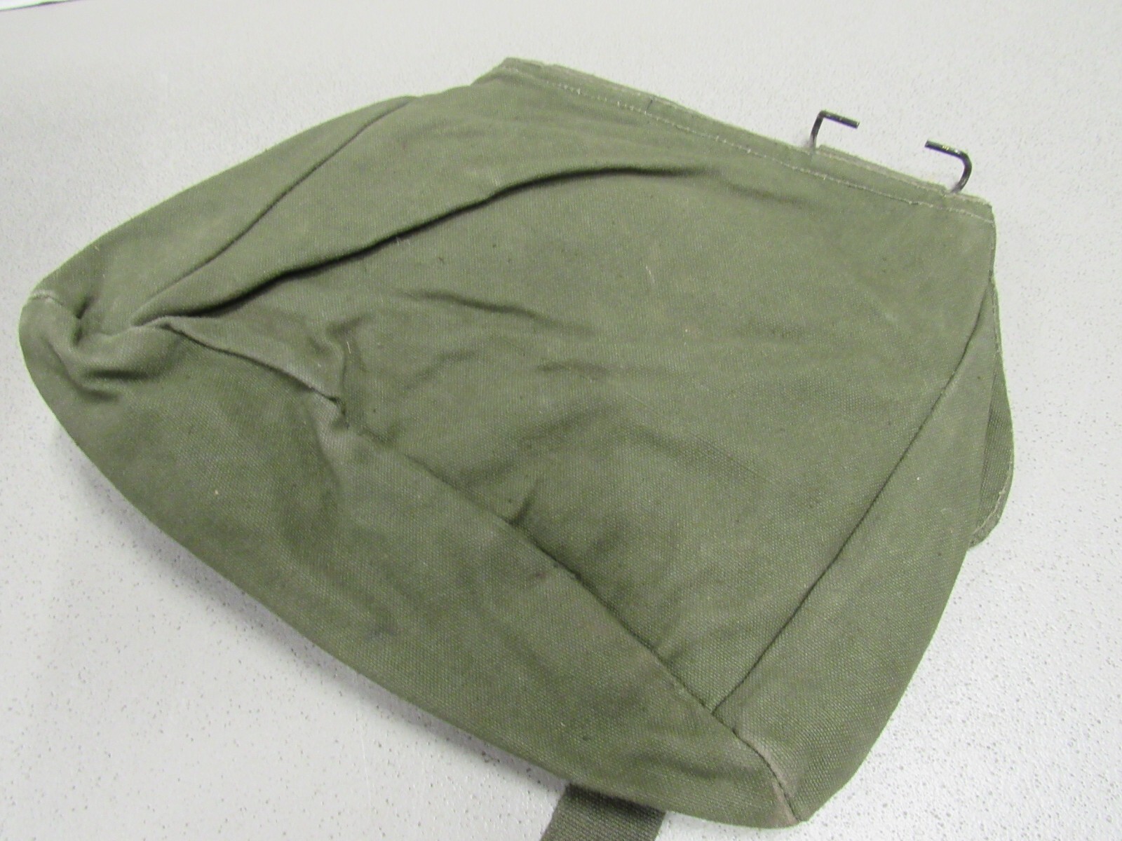 Dutch Military Web Gear Canvas Butt Pack Old Style Belt Hooks Hanger Netherlands