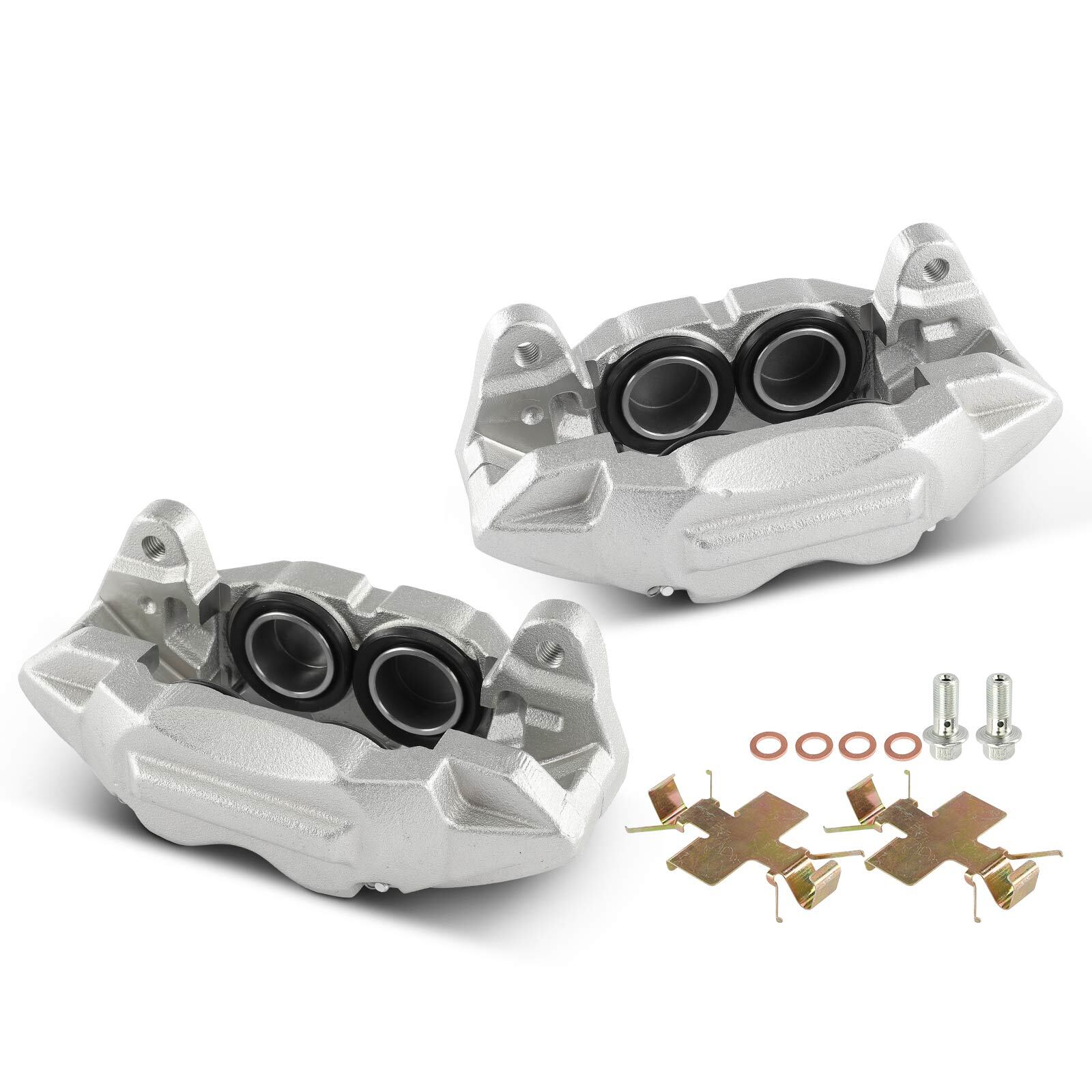 2x Front L & R Disc Brake Caliper for Chevrolet Silverado 1500 GMC Sierra 1500