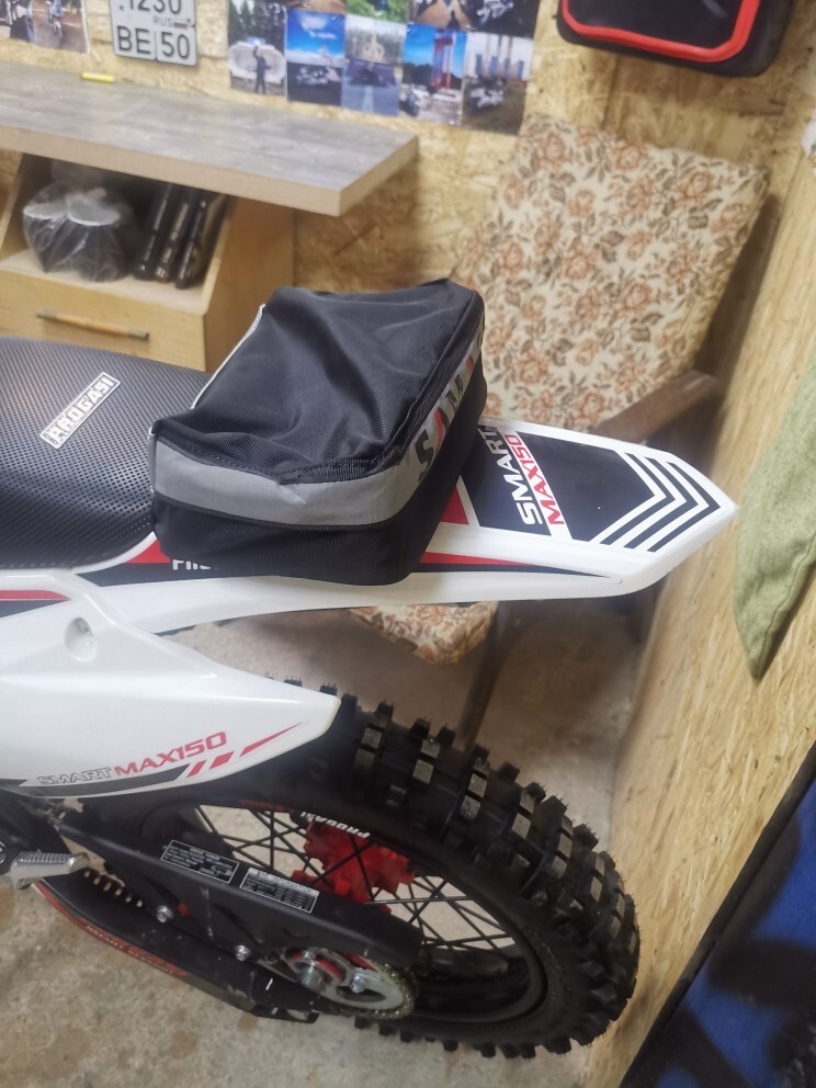 Black Fender Pack Tool Bag For SUZUKI DRZ400S DRZ400E DRZ 400SM DR-Z400 S/SM/E