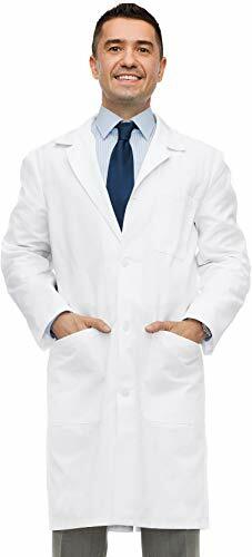 Professional Lab Coat for Men - Laboratory Coat Kick Pleat NY Threads