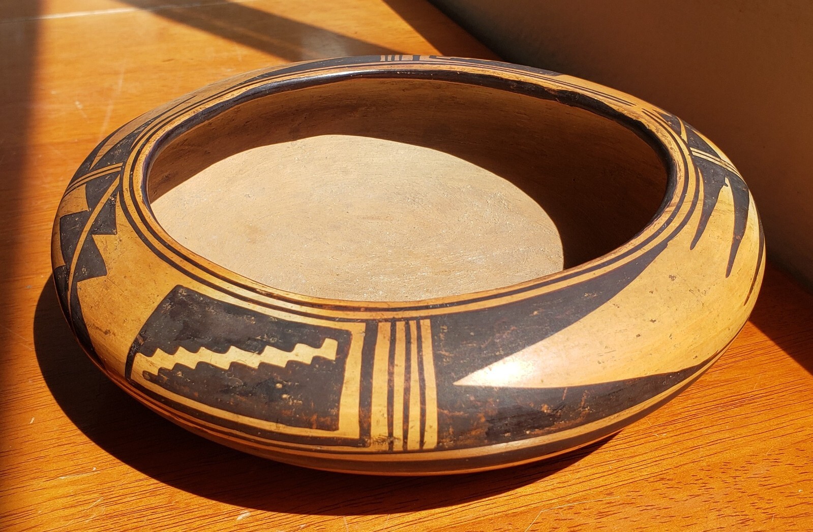 Antique Hopi Pottery Bowl Native American Indian Pot