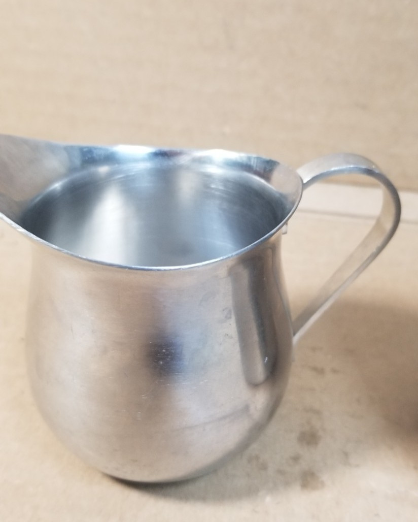 3 POLAR 133 HALCO S-202 Stainless Steel Creamer Cups