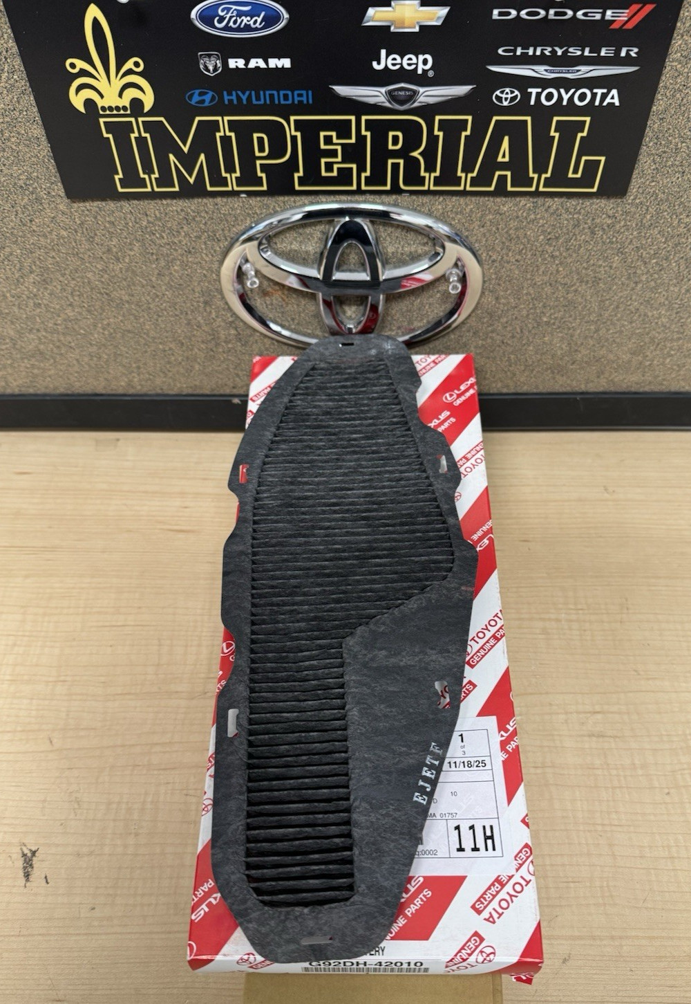 2021-2025 TOYOTA RAV4 HYBRID BATTERY COOLING AIR INTAKE FILTER OEM GENUINE