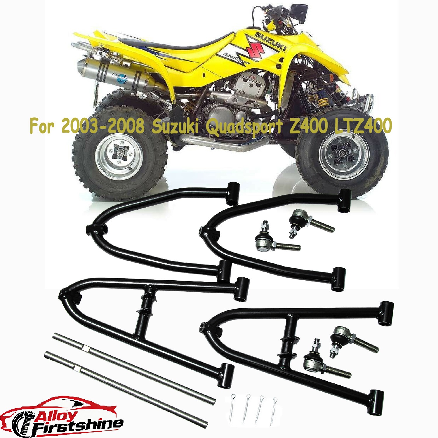 Sport Extended A-Arms +3" Fit 2003-2004 Suzuki Quadsport Z400 LTZ400 NEW