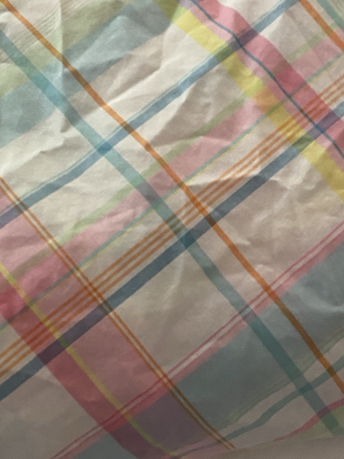 Pottery Barn Teen Plaid QUEEN Fitted Sheet TWIN XL Pink PB TEEN