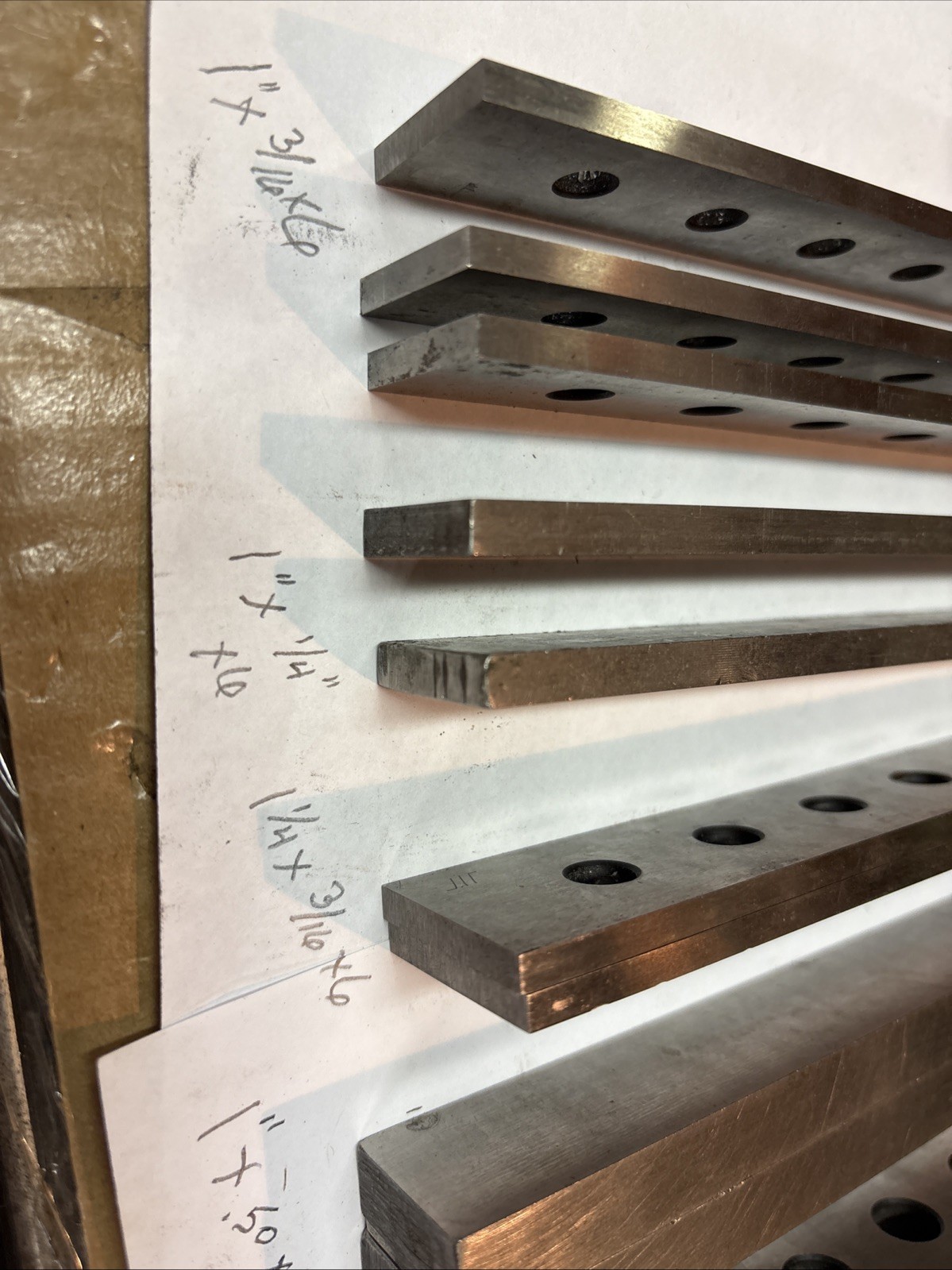 Vintage Set Of Mixed Toolmaker Parallels