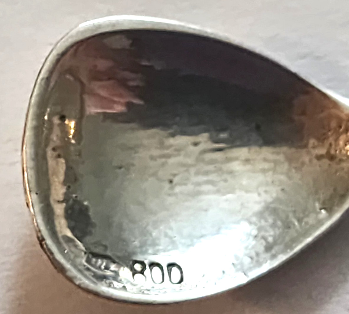 PAIR of .800 SILVER & CRYSTAL SWAN SALT CELLARS with .800 SILVER SPOONS STERLING