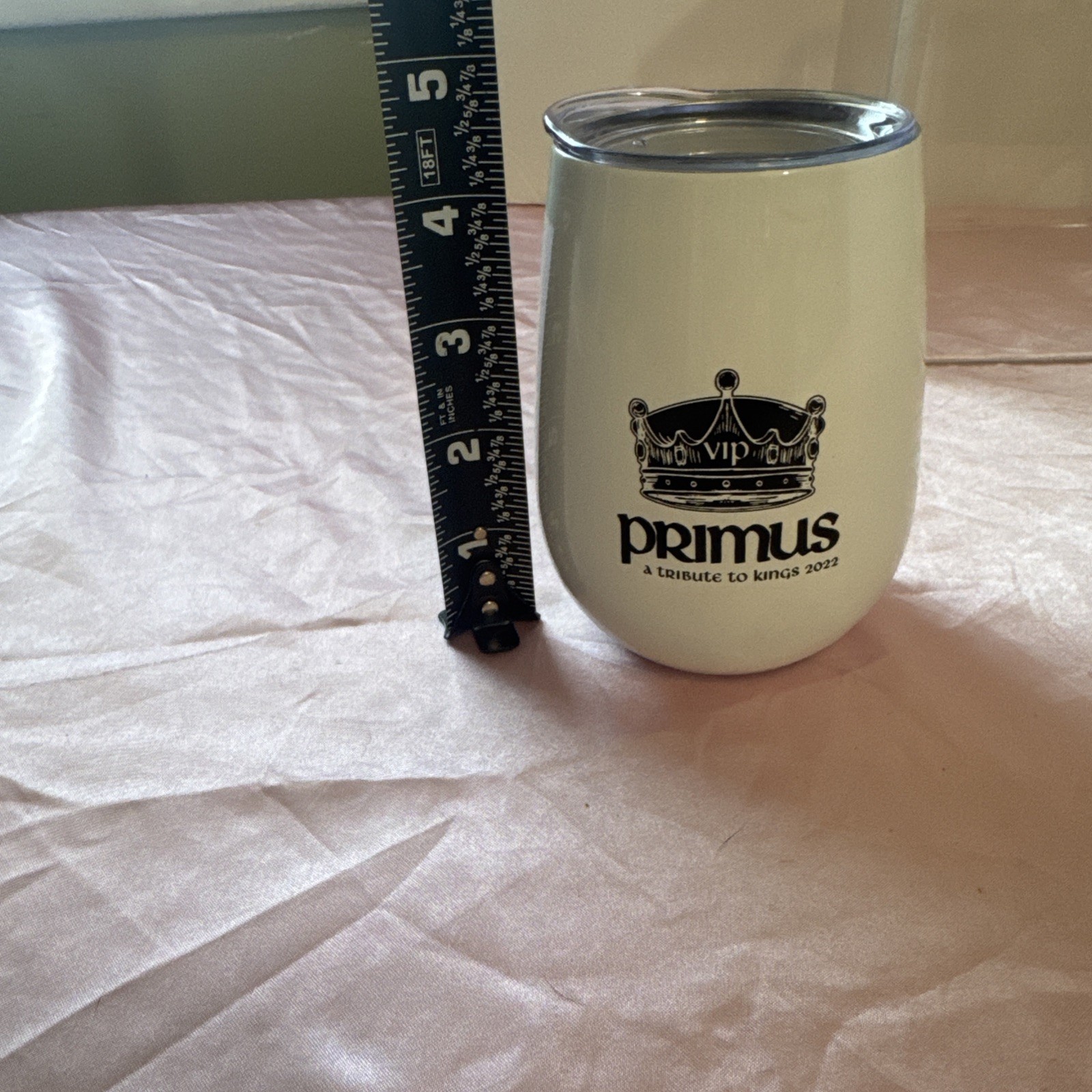 Primus VIP Tour Cup Mug A Tribute To Kings 2022 White With Lid Collectible NEW