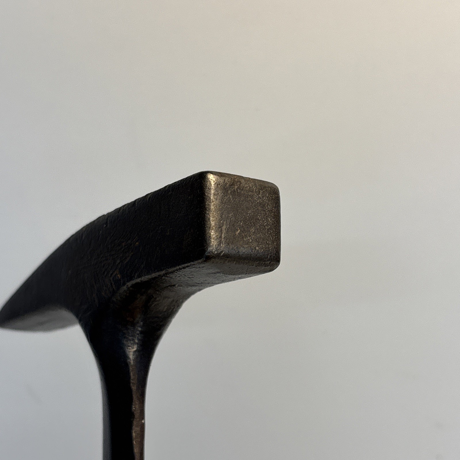 Vintage Malco Sheet Metal Setting Hammer 18 oz Leather Handle USA