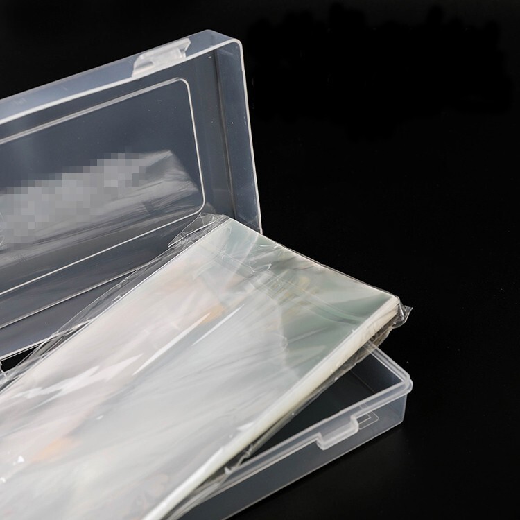 100Pcs Clear Paper Money Sleeves & Holders with Storage Case for Dollar Bills