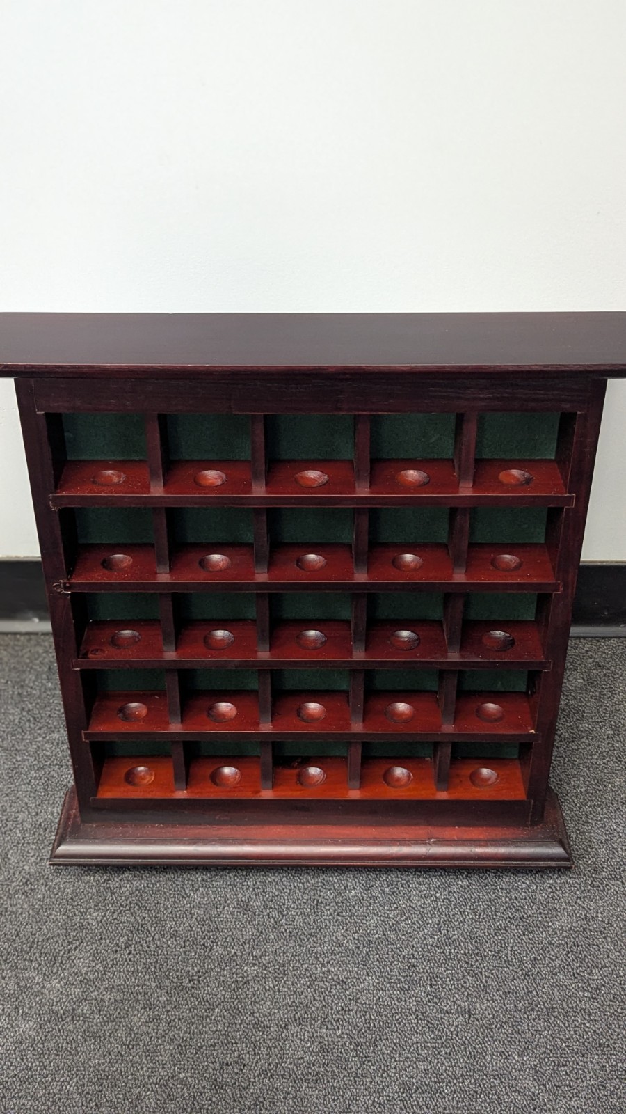 Dark Cherry Golf Ball Display Rack