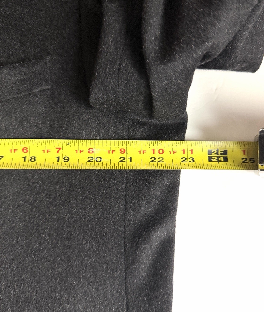 Louis Dell'Olio Cashmere Sport Coat Charcoal Blazer Vintage 42R Vintage Italy