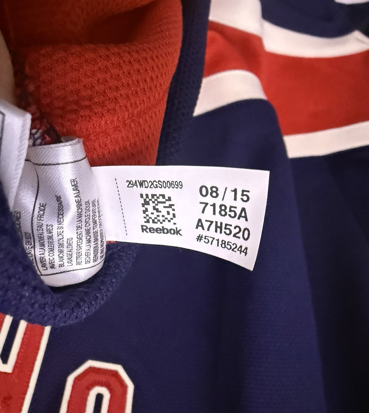 Reebok New York Rangers #30 Henrik Lundqvist Hockey Jersey Men’s Size Small