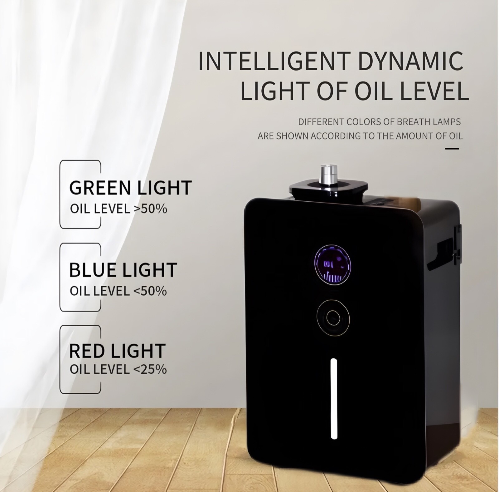 VanGogh360 Scent Diffuser 4900 Sqft Black HVAC Ready/ Aroma360 Hotel Collection