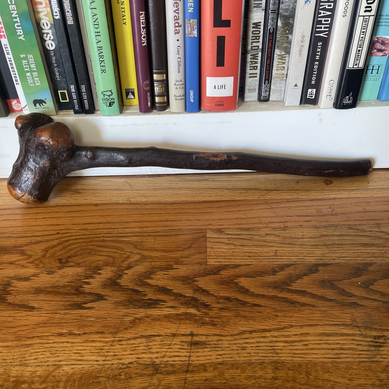 Native American Indian Burl Wood War Club Antique Rare 19” Artifact Weapon