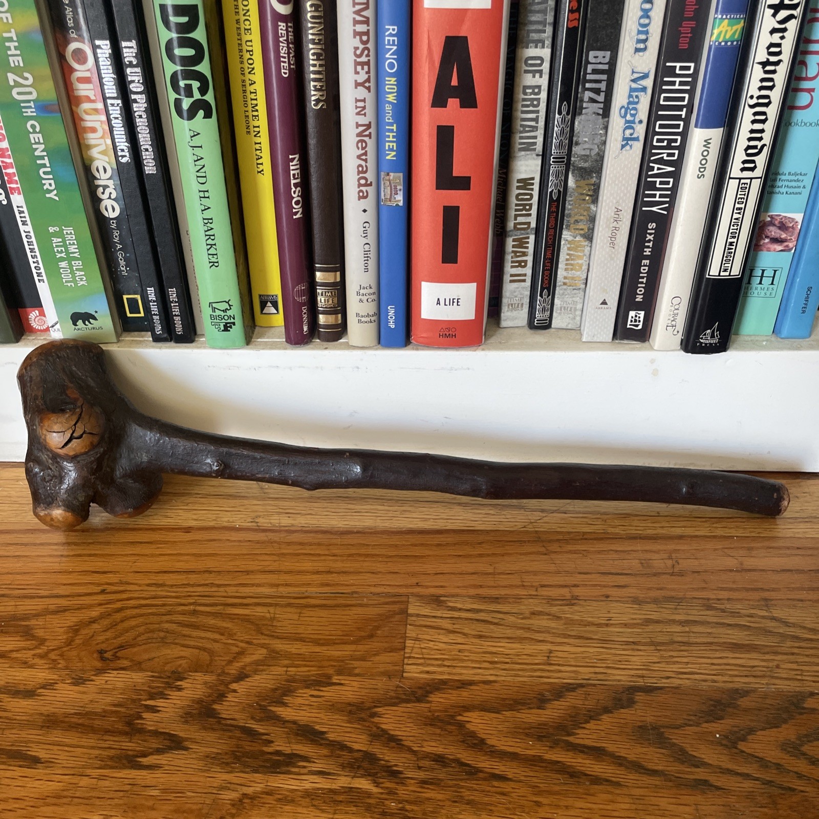 Native American Indian Burl Wood War Club Antique Rare 19” Artifact Weapon