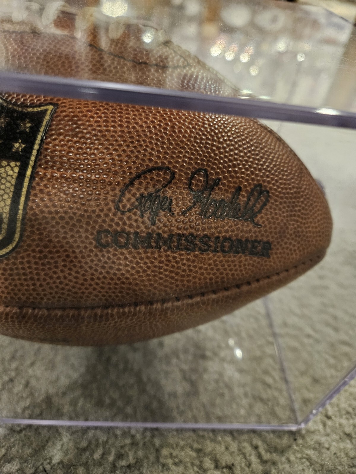 Seattle Seahawks 2008 Game Used NFL "The Duke" Wilson Football With Case