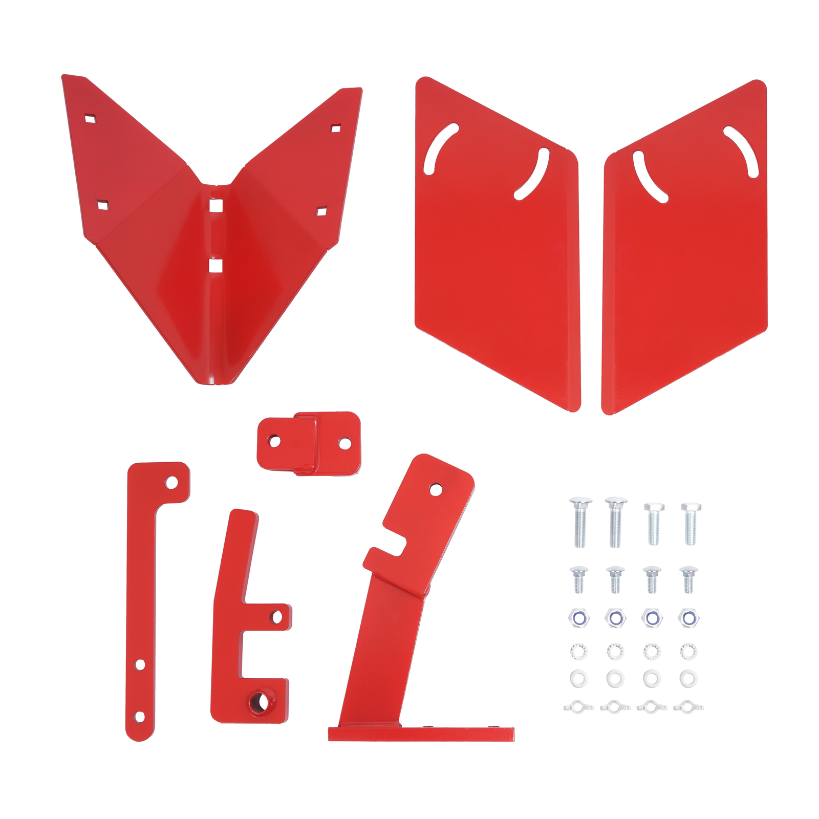 Red Adjustable Wing 15683 Hiller-Furrower Kit For Rear Tine Tillers Rototiller