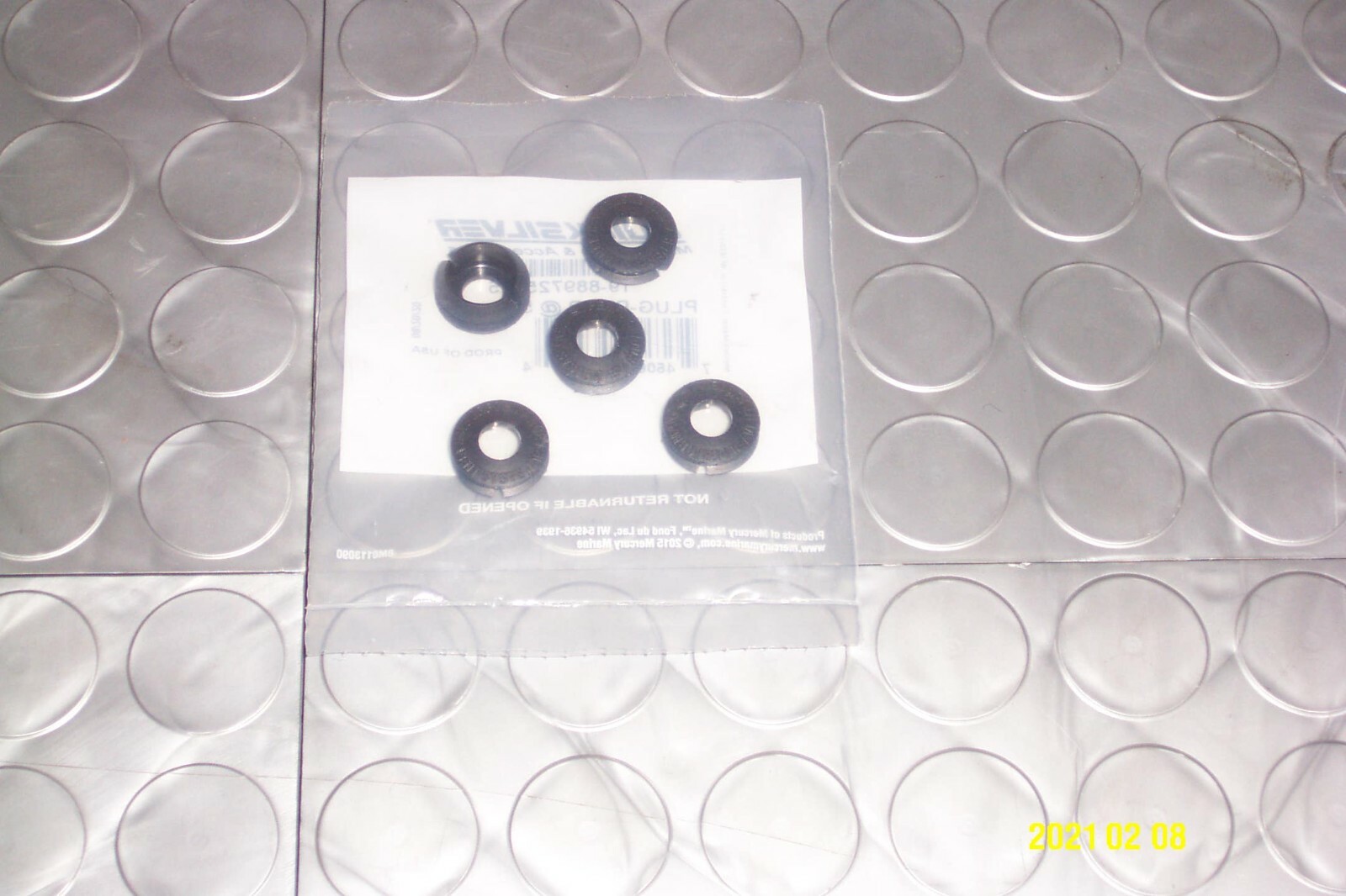 Mercury Marine Quicksilver Performance PVS Vent Plug 9mm Hole 19-889725t35 5Pack