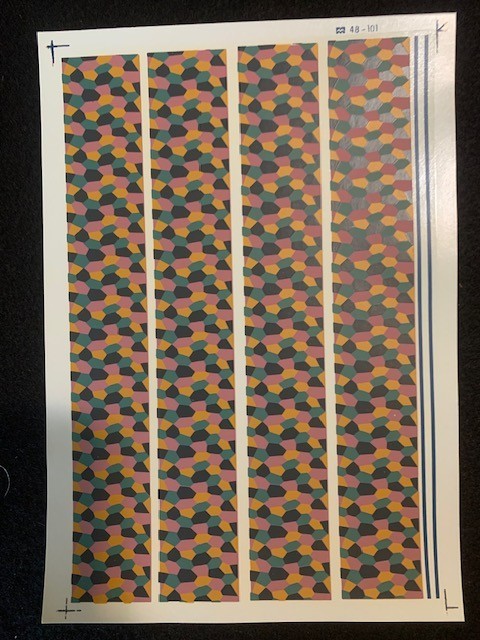 MICROSCALE 1/48 WWI GERMAN LOZENGE CAMOUFLAGE PATTERN - LOWER SURFACE