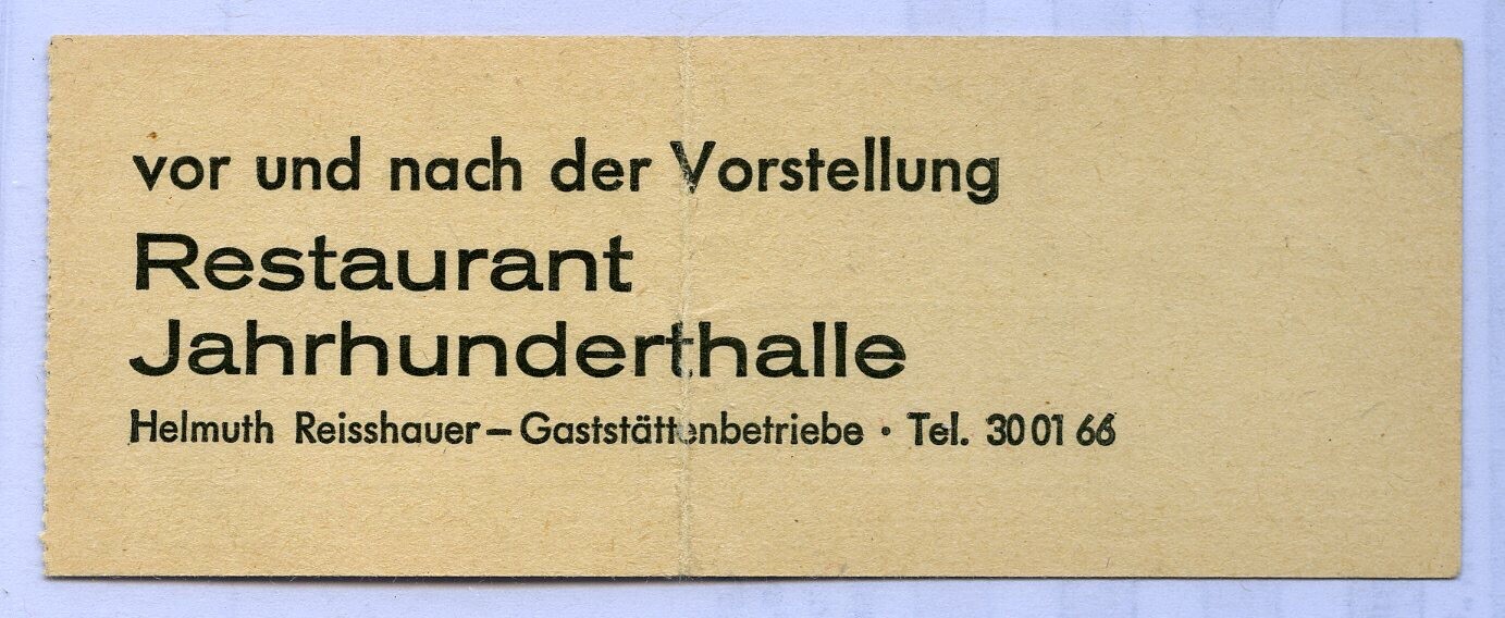 1972 THE DOORS Frankfurt, Germany Original Concert Ticket