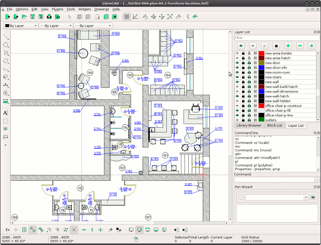 Libre Cad - 2D CAD Computer Aided Design Software for Windows & MAC on CD-ROM