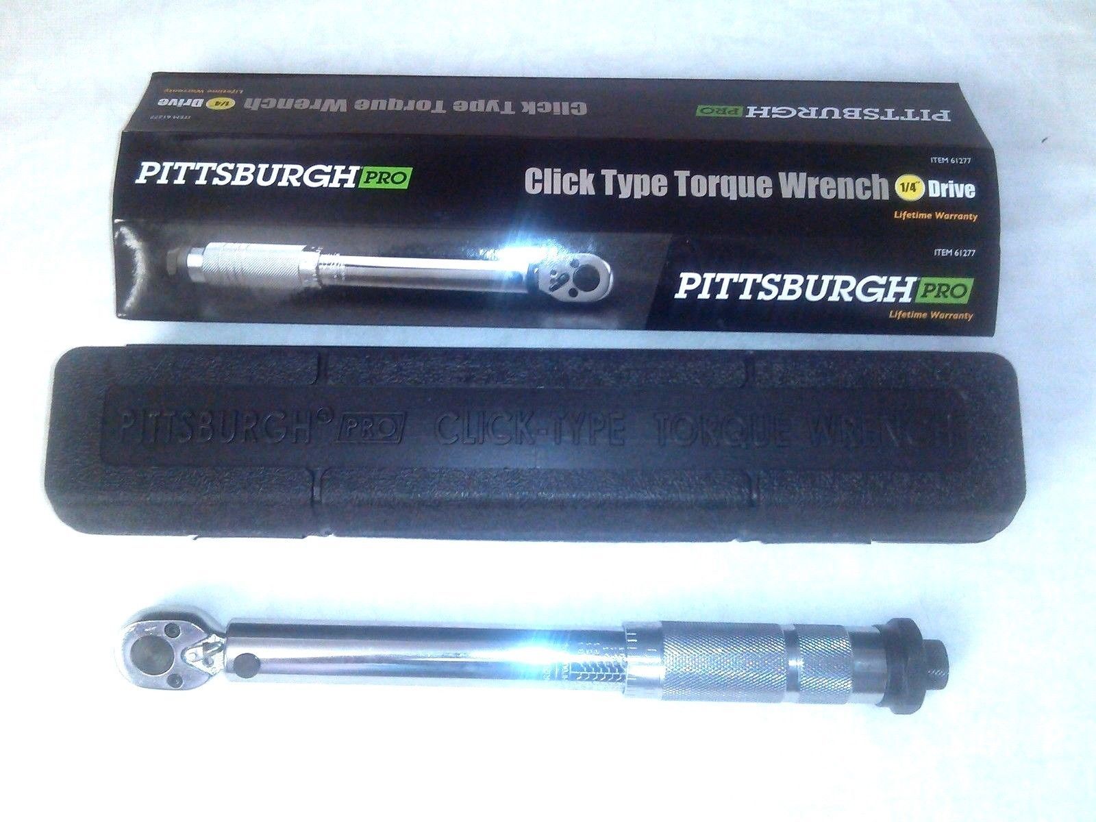 1/4 Inch Professional Drive Click Type Ratcheting Torque Wrench