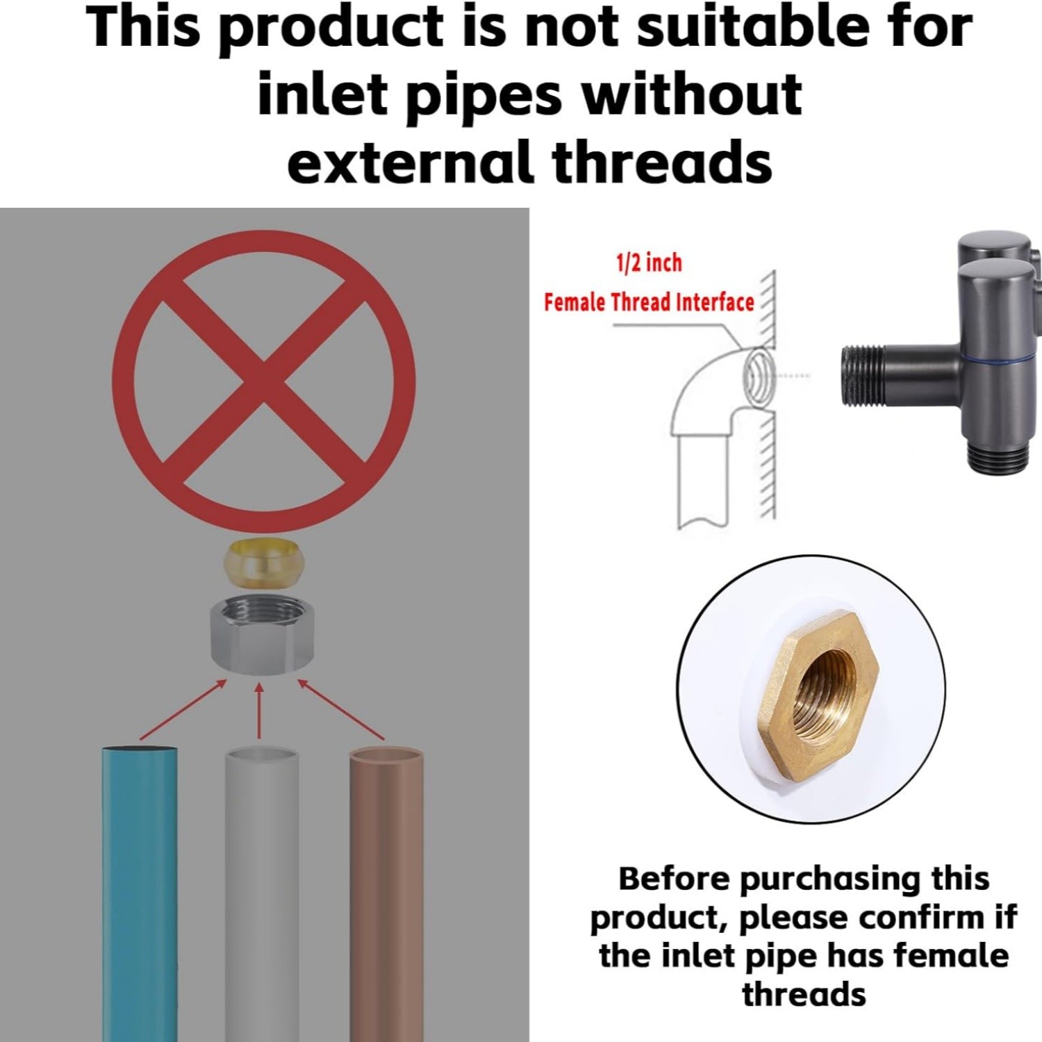 Handheld Bidet Sprayer for Toilet Shower Bidet Hose Toilet Faucet Sprayer Kit US