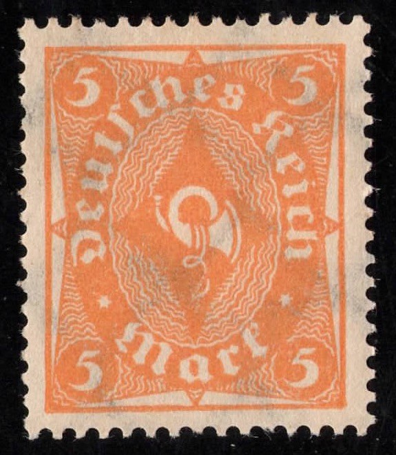 1922–1923 German Deutsches Reich Posthorns lot Michel 224-232 Scott 185-193 Mint