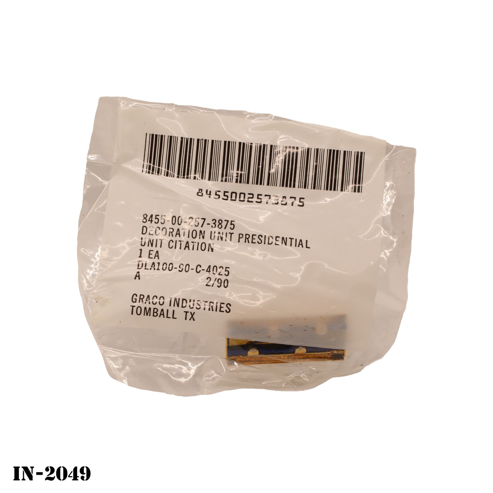 Ribbon Unit ~ US Army Presidential Unit Citation with Frame ~ NEW