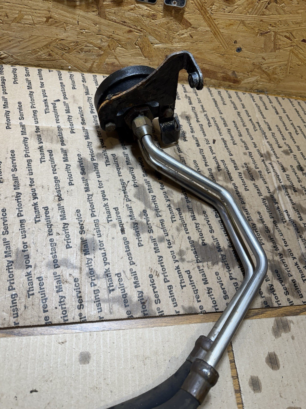 Mercruiser V6 4.3 engine oil filter remote system