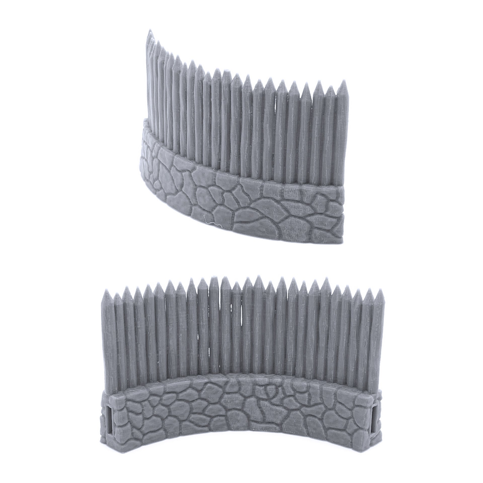 Viking Stockade by Terrain4Print, 3D Printed RPG Scenery Wargame 28mm Miniature